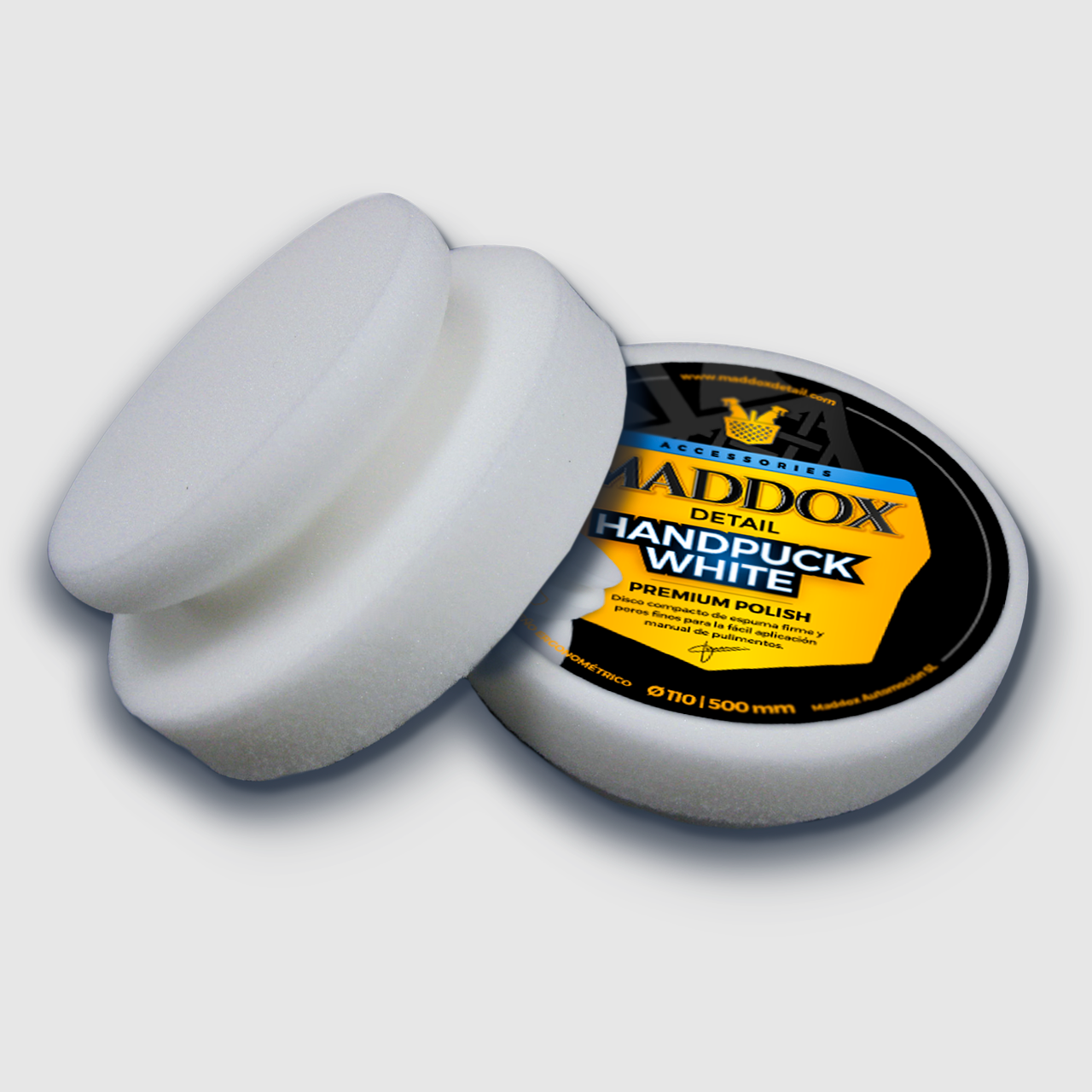 Imagen del disco compacto Handpuck White de Maddox